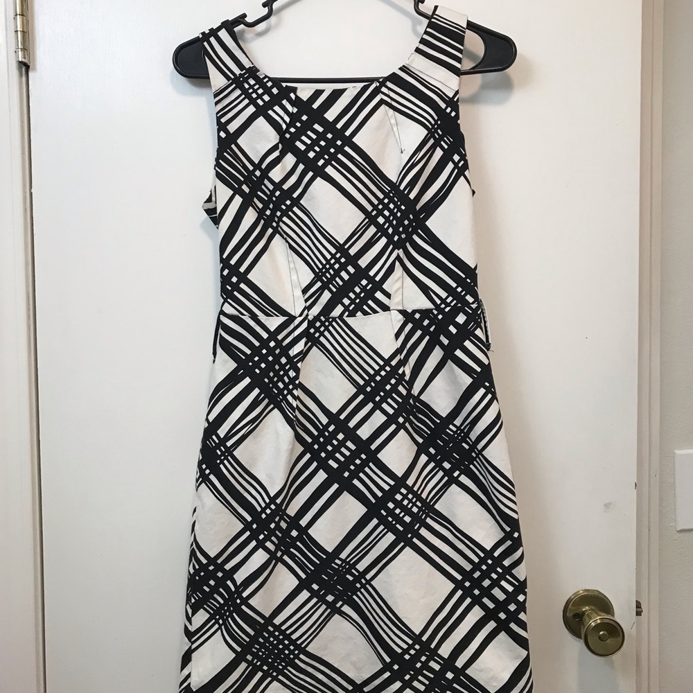 Black and white dress